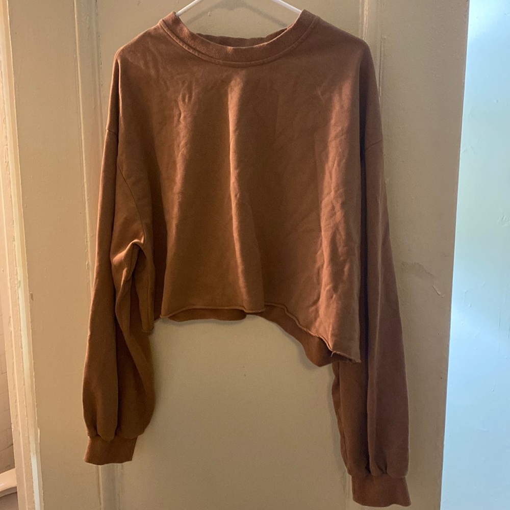 Crop top crew neck